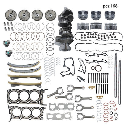 Solid Spare Fit For 2010-15 2016 HYUNDAI Santa KIA Sorento 3.3L Engine Rebuild Overhaul Kit