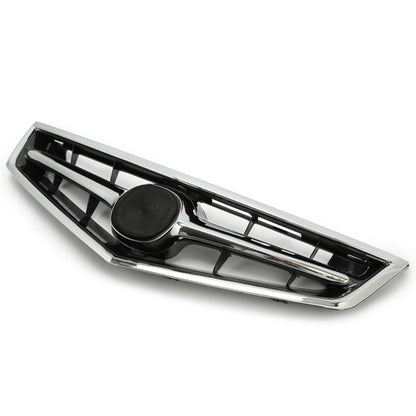 Solid Spare Fit New 2006 2007 2008 Acura TSX Front Grill Grille w/Chrome Molding 4-Door 4DR