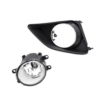 Fit 2009-2010 Toyota Corolla LE CE XLE XRS Chrome Fog Lights Lamps Pair w/wiring