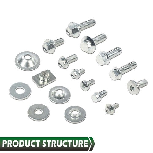 Solid Spare Fit For Kawasaki Kx60 Kx65 Kx80 Kx85 Kx125 Kx250 Kx500 Bodywork Bolt Kit