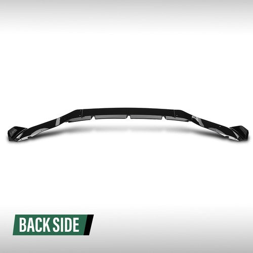 Solid Spare Fit For 19-23 BMW X5 G05 M Sport GT Style Front Bumper Lip Splitter Glossy Black
