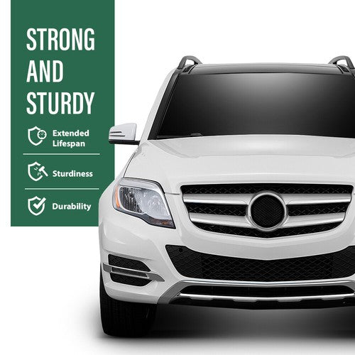 Solid Spare Front Bumper Tow Eye Hook Cover Cap Fit For 2013-2015 Mercedes GLK250 GLK350