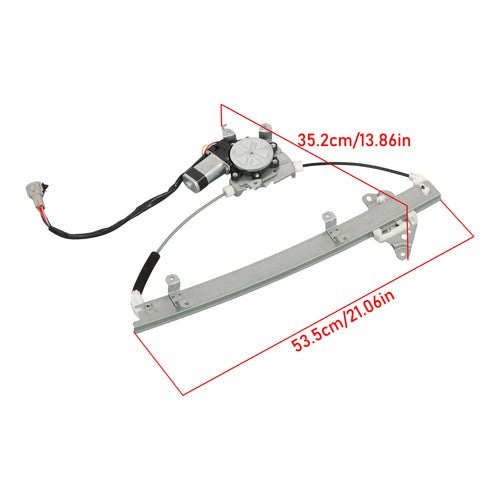 Solid Spare For Infiniti I30 I35 2000-2004 741-723 FL Driver Side Window Regulator w/ Motor