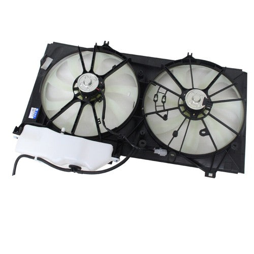 Fit 2012-2017 Toyota Camry Dual Radiator and Cooling Condenser Fan w/Kettle