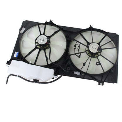Fit 2012-2017 Toyota Camry Dual Radiator and Cooling Condenser Fan w/Kettle