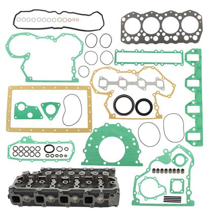 Solid Spare US For Mitsubishi S4S Engine Complete Cylinder Head Assembly & Full Gaskets