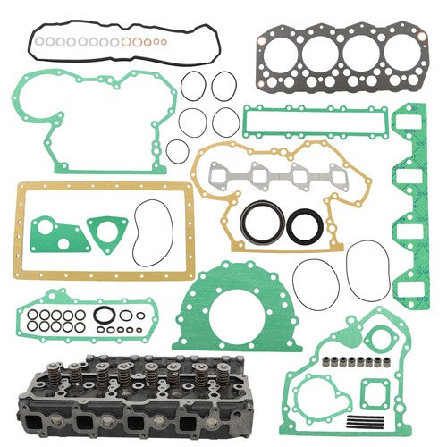 Solid Spare US For Mitsubishi S4S Engine Complete Cylinder Head Assembly & Full Gaskets