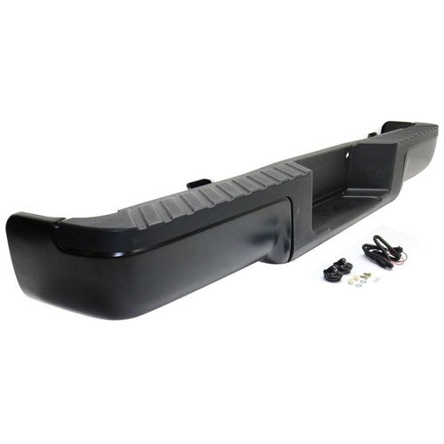 Solid Spare For Ford F-150 FX2 2009-2013 2014 Pickup Rear Step Bumper Assembly Black Steel