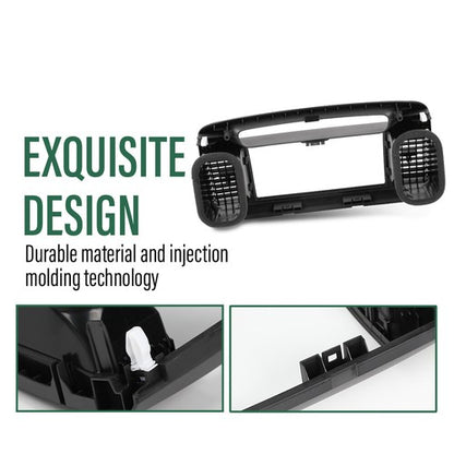 Solid Spare Fit For 2002-2006 Toyota Camry Center Dash Radio Bezel Air Vent Trim Gray