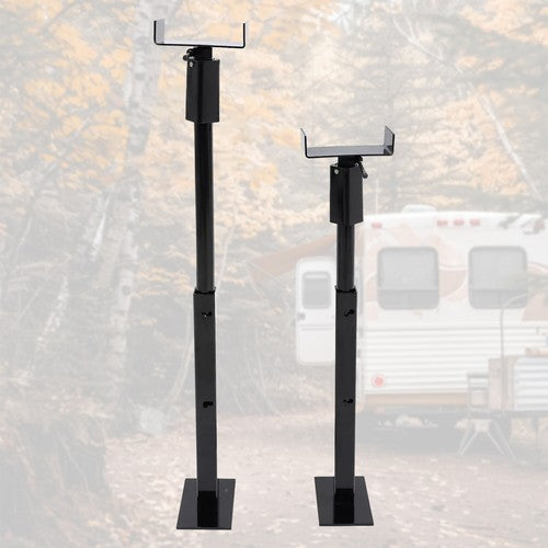 Solid Spare Adjustable Slide Out Support Stabilizer Jacks 21"-49" For Trailer RV 2 Pack