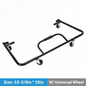 Solid Spare Hard Top Carrier Storage Cart Rack Steel For Jeep Wrangler YJ TJ Gladiator 76-24