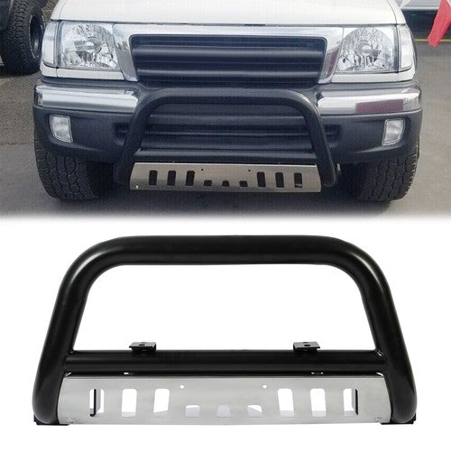 Solid Spare Bull Bar Push Bar Bumper Grille Guard Fit Toyota Tacoma 98-04 / 96-98 4Runner