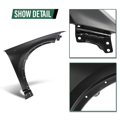 Solid Spare Fender Front Left & Right Fit For 2020-2025 Cadillac XT6 84596459 84596460