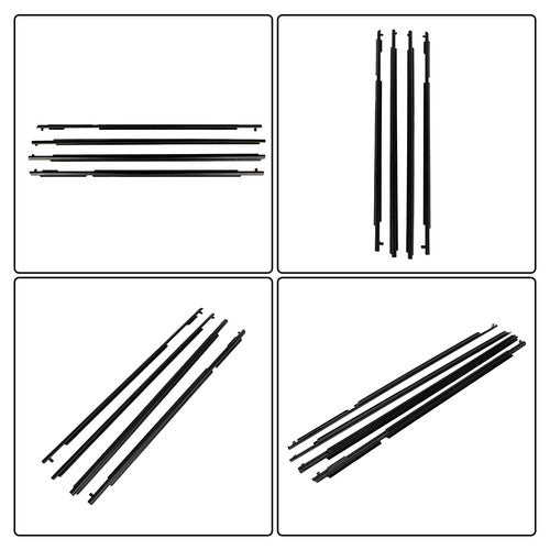 Solid Spare For Toyota 4Runner 2010-2021 Car Outside Window Weatherstrip Seal Belt Moulding