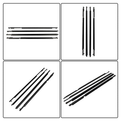 Solid Spare For Toyota 4Runner 2010-2021 Car Outside Window Weatherstrip Seal Belt Moulding