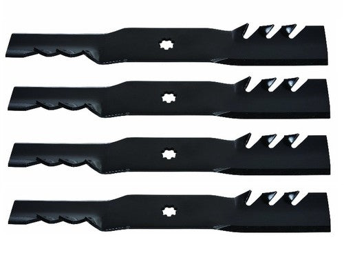 Solid Spare (4) Gator G5 Mower Deck Blades for John Deere GY20850 D110 D120