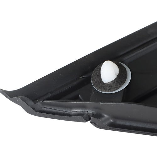 Solid Spare Left & Right Door Mirror Flag Cover Moldings Gloss Black For Fiat 500 2012-2017
