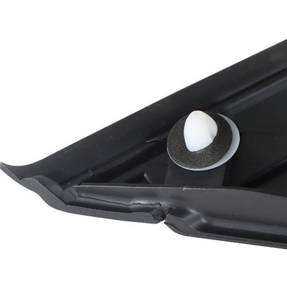 Solid Spare Left & Right Door Mirror Flag Cover Moldings Gloss Black For Fiat 500 2012-2017