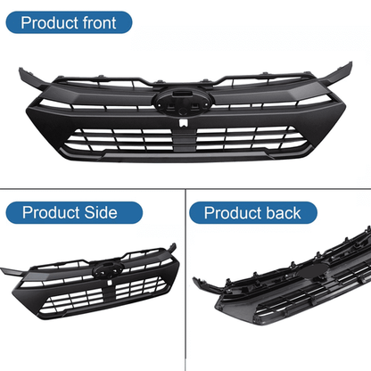 Front Bumper Upper Grille Matte Black Replacement For 2024 2025 Subaru Crosstrek