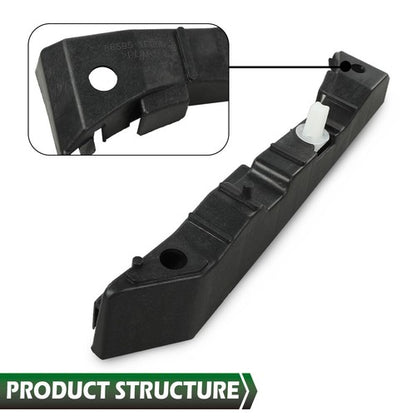Solid Spare Fit For 2006-2011 Hyundai Accent Front Upper Bumper Bracket Left+Right Pair