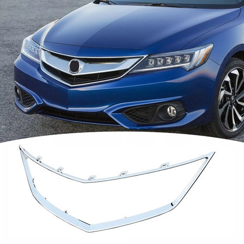 Front Chrome Grille Grill Trim Frame For 2016-2018 Acura ILX Base 71122TX6A51