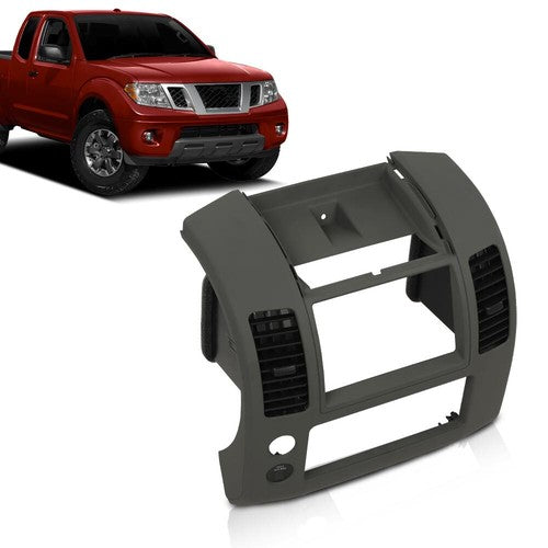 Solid Spare Center Dash Console Instrument Panel Bezel Gray Fit For 05-20 Nissan Frontier