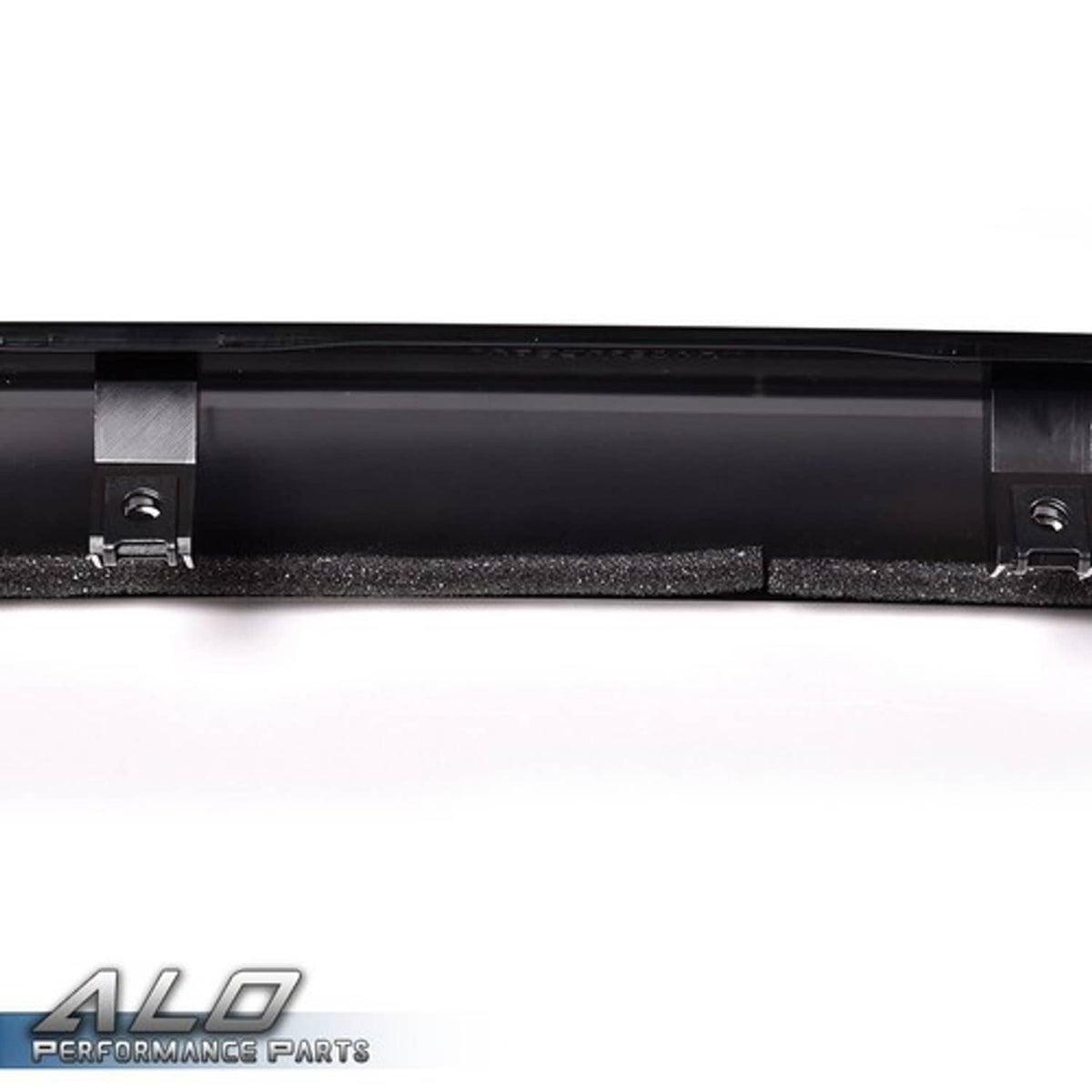 Solid Spare Fit For 1997-2001 Jeep Cherokee Rear License Plate Lamp Light Cover Gloss Black