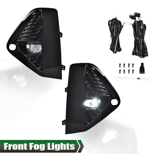 Solid Spare Fit For 2019-2021 Nissan Murano LED Fog Lights Driving Bumper Lamps Left+Right