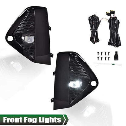 Solid Spare Fit For 2019-2021 Nissan Murano LED Fog Lights Driving Bumper Lamps Left+Right