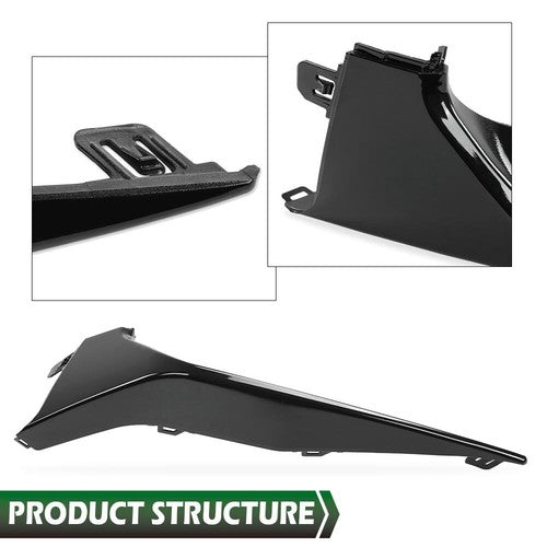 Solid Spare Fit For 20-22 Toyota Corolla Right Front Bumper Side Lower Trim Molding