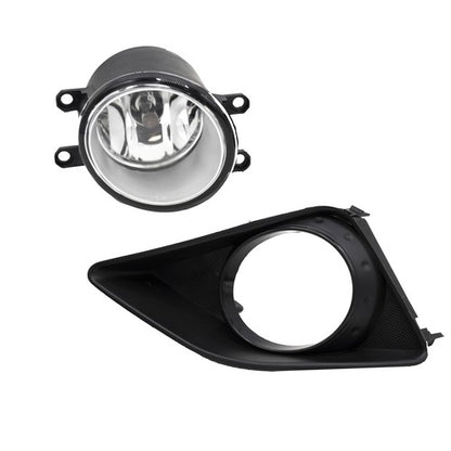 For 2009-2010 Toyota Corolla Pair Clear Bumper Driving Fog Lights Lamps w/Switch
