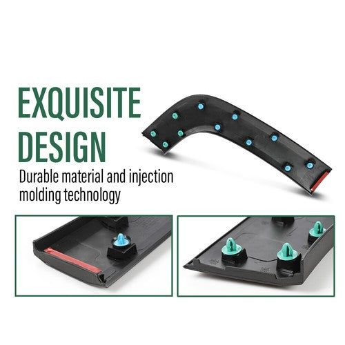 Solid Spare Fit For 2015-2023 Jeep Renegade Rear Left+Right Wheel Molding Fender Flare