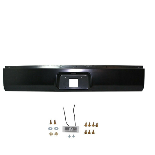 Solid Spare Fit For Silverado Sierra 1999-2007 New Rear Steel Bumper Roll Pan Fleetside