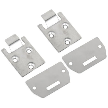 Solid Spare Set of 2 Seat Bottom Hinge and Plate For EZGO TXT/Medalist Golf Cart 1995+