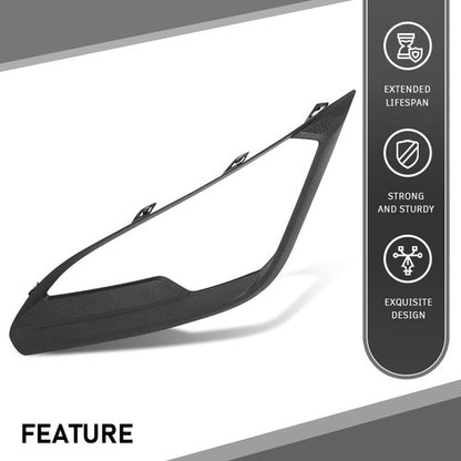 Solid Spare Fog Light Bezel Lamp Cover Trim Left Side Fit For 2018-2021 Ford EcoSport