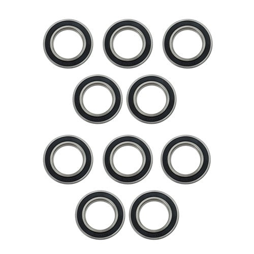 Solid Spare 6009-2RS Deep Groove Ball Bearings 10pcs 45mm Inner Dia 75mm OD 16mm Bore Sealed