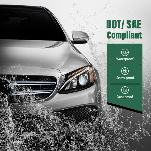 Solid Spare LED Headlight Left Driver Side Fit For 2015-2018 Mercedes Benz C-Class W205 C300