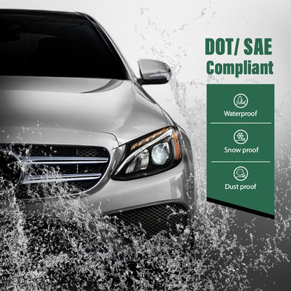 Solid Spare LED Headlight Left Driver Side Fit For 2015-2018 Mercedes Benz C-Class W205 C300