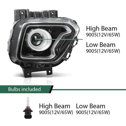 Solid Spare Fit For 2020 2021 2022 Kia Soul EX Model Halogen Projector Headlight Right Side