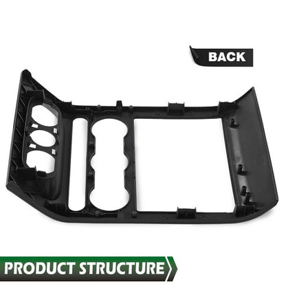Solid Spare Fit For 2004-2008 Ford F-150 Center Dash Panel Radio Stereo Control Bezel Black