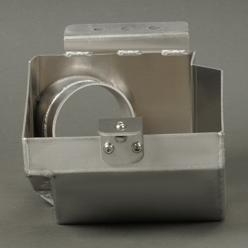 Solid Spare Silvery Intake Air Box Fit For Honda TRX250R TRX 250R ATV Aluminum
