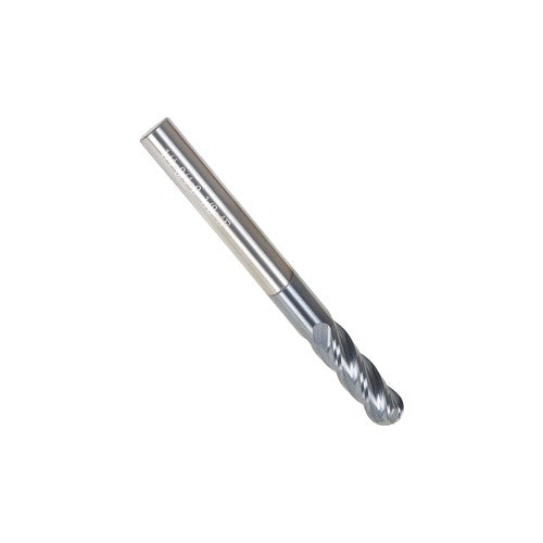 Solid Spare 5pcs 1/4" 4 Flute USA Ball Nose Carbide End Mill 3/4" Cut Length Tialn Coated