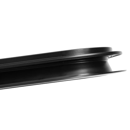 Solid Spare Black Screen RV Window 12" X 35" with Trim Ring Universal Dark Tempered Glass
