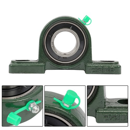 Solid Spare 10Pcs UCP206-20 Pillow Block Bearing 1-1/4" Bore 2 Bolt Solid Base Self-Aligning