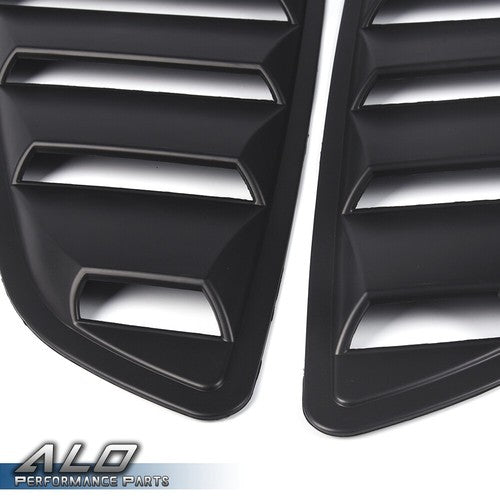 Solid Spare For Ford Mustang 2015-2021 Side Quarter Window Louvers Rear Sun Shade Cover