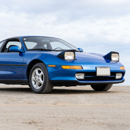 Solid Spare Front Bumper Driving Fog Lights Lamp Kit Clear For Toyota MR2 91 92-1995 W/Bulbs