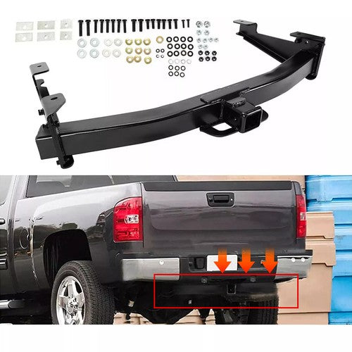 Solid Spare Class 5 Trailer Hitch #41944 For Chevy Silverado GMC Sierra 2500HD 3500HD 01-10