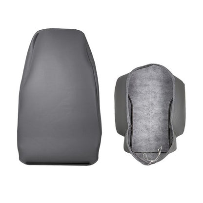Solid Spare 4200-4300-4400 Seat Cover+Backrest Driver's Side Gray Air Ride 2-PCS Set Leather