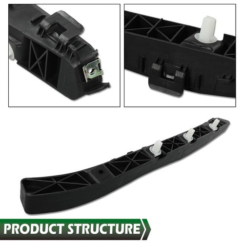 Solid Spare Fit For 2011-2016 Hyundai Elantra Rear Bumper Bracket Retainer Left+Right Side
