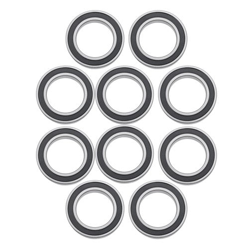 Solid Spare 6010-2RS Deep Groove Ball Bearings 10Pcs 50mm Inner Dia 80mm OD 16mm Bore Sealed